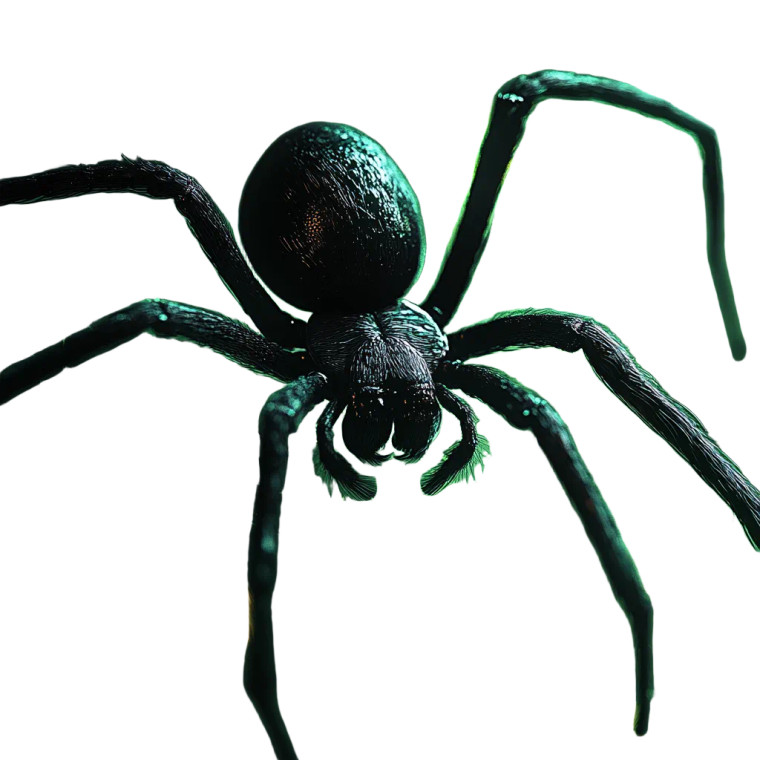 Black Spider Web Vinyl Car Decal Sticker – Waterproof & UV-Resistant 8"