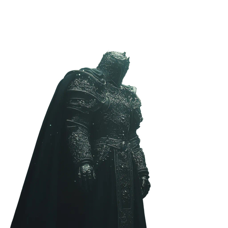 Medieval Knight Illustration Vinyl Car Decal Sticker – Waterproof & UV-Resistant 8"