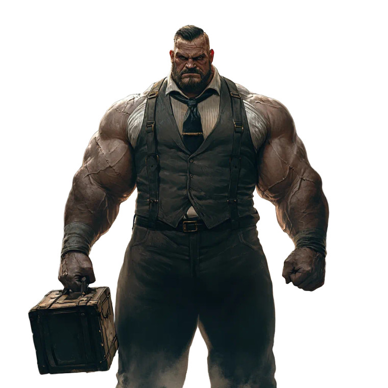 Imposing Giant Figure Vinyl Car Decal Sticker – Waterproof & UV-Resistant 8"