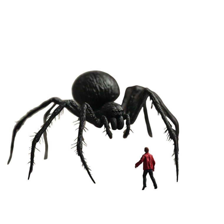 Spider Attacks Man Vinyl Car Decal Sticker – Waterproof & UV-Resistant 8"