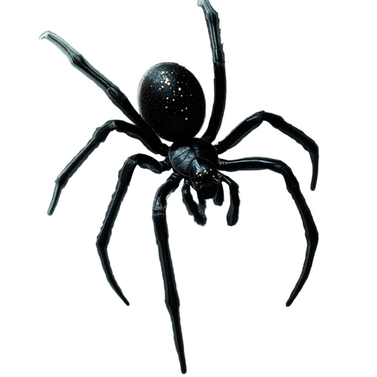 Dynamic Black Spider Vinyl Car Decal Sticker – Waterproof & UV-Resistant 8"