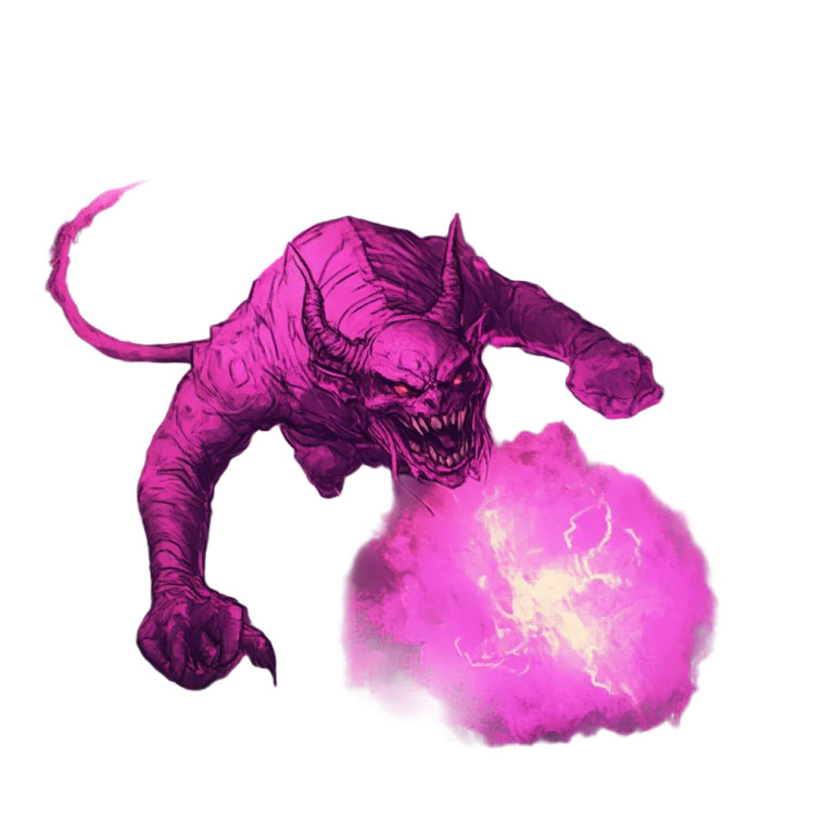 Lesser Demon Mage Vinyl Car Decal Sticker – Waterproof & UV-Resistant 8"