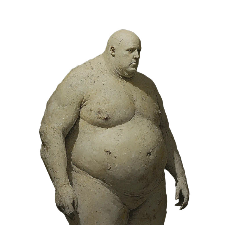 Giant Infant Man Vinyl Car Decal Sticker – Waterproof & UV-Resistant 8"