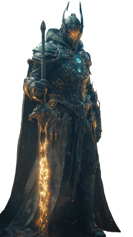 Fantasy Sci-Fi Warrior Vinyl Car Decal Sticker – Waterproof & UV-Resistant 8"