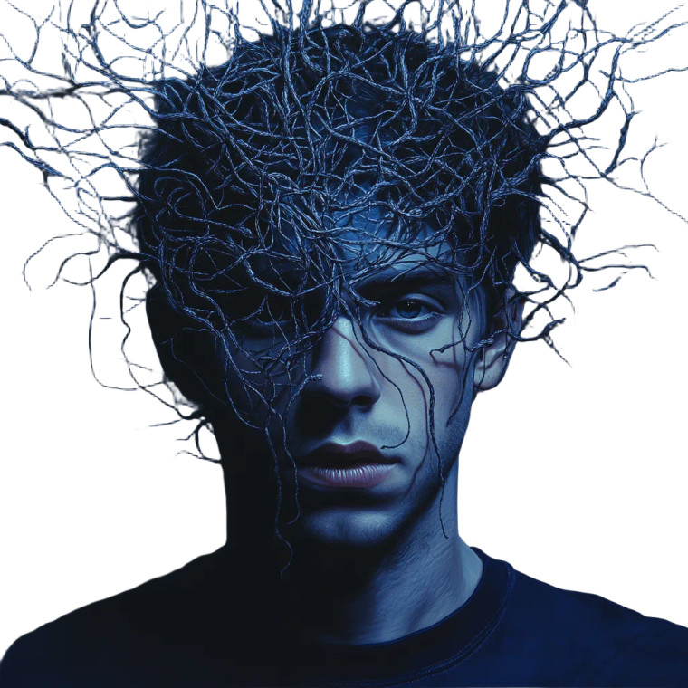 Serious Young Thinker Vinyl Car Decal Sticker – Waterproof & UV-Resistant 8"