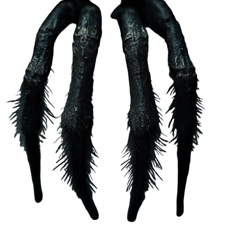 Gothic Spider Legs Vinyl Car Decal Sticker – Waterproof & UV-Resistant 8"