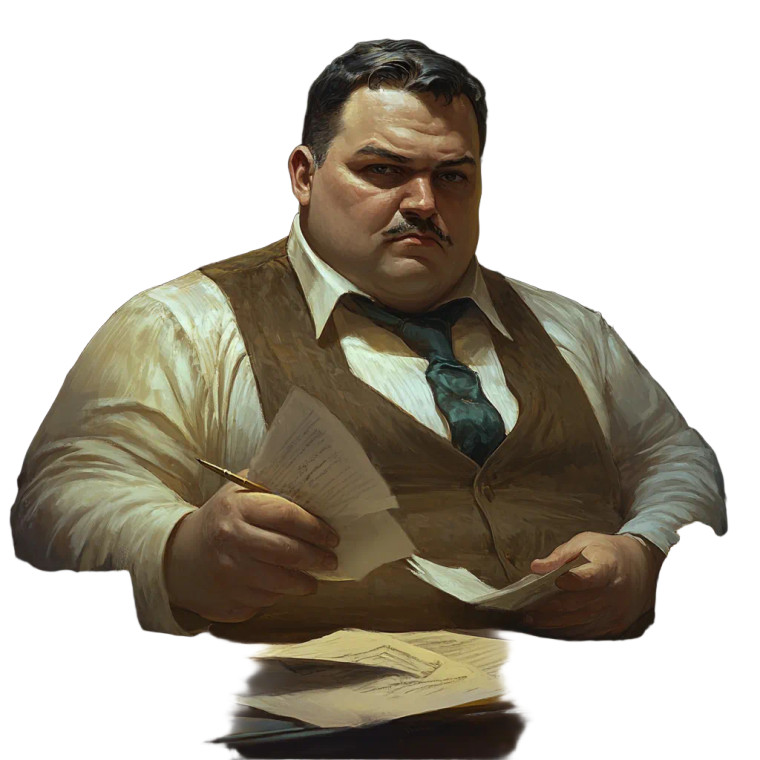 1920S Sleazy Journalist Vinyl Car Decal Sticker – Waterproof & UV-Resistant 8"