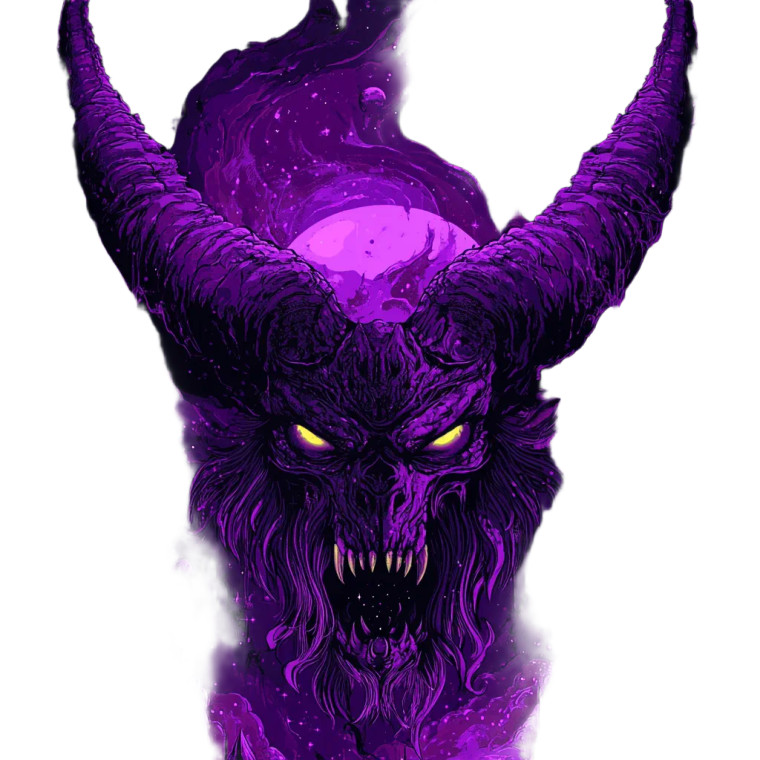 Chill Demon Vinyl Car Decal Sticker – Waterproof & UV-Resistant 8"