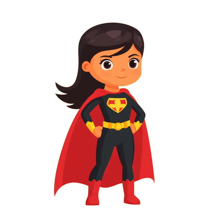 Superhero Kid V5 Vinyl Car Decal Sticker – Waterproof & UV-Resistant 8"