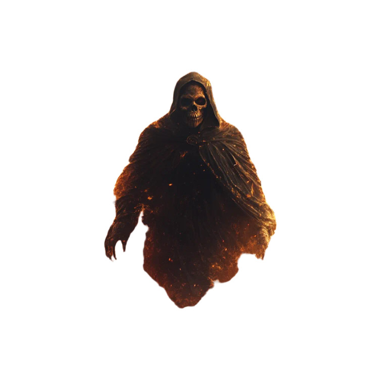 Grim Reaper V18 Vinyl Car Decal Sticker – Waterproof & UV-Resistant 8"