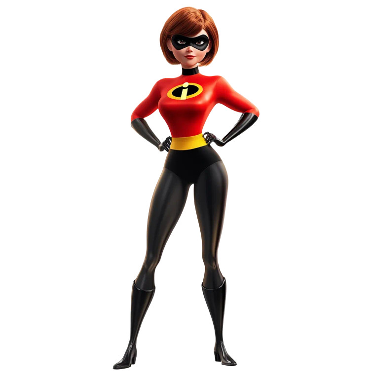 Helena As Elastigirl Vinyl Car Decal Sticker – Waterproof & UV-Resistant 8"