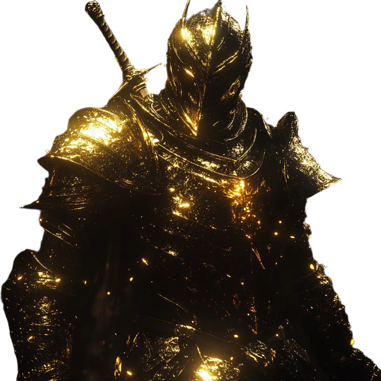 Monster-Knight Armor Vinyl Car Decal Sticker – Waterproof & UV-Resistant 8"