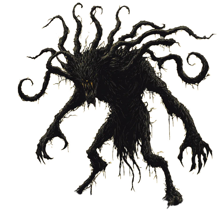 Evil Horned Beast Vinyl Car Decal Sticker – Waterproof & UV-Resistant 8"