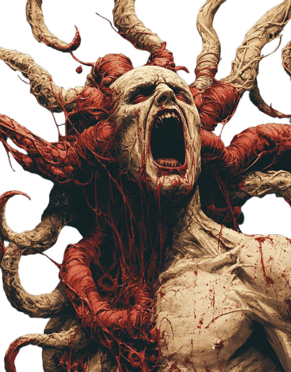 Eldritch Dead King Vinyl Car Decal Sticker – Waterproof & UV-Resistant 8"