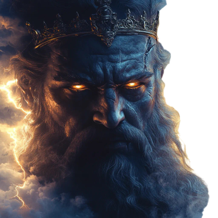 Zeus God V3 Vinyl Car Decal Sticker – Waterproof & UV-Resistant 8"