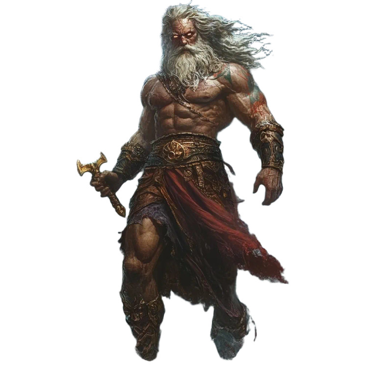 Storm God V2 Vinyl Car Decal Sticker – Waterproof & UV-Resistant 8"