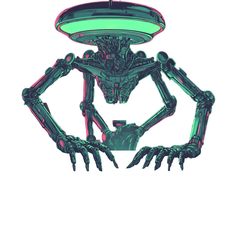 Alien Lab Mechanic Vinyl Car Decal Sticker – Waterproof & UV-Resistant 8"