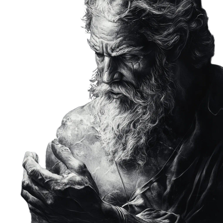 Zeus Holding Lightning Vinyl Car Decal Sticker – Waterproof & UV-Resistant 8"