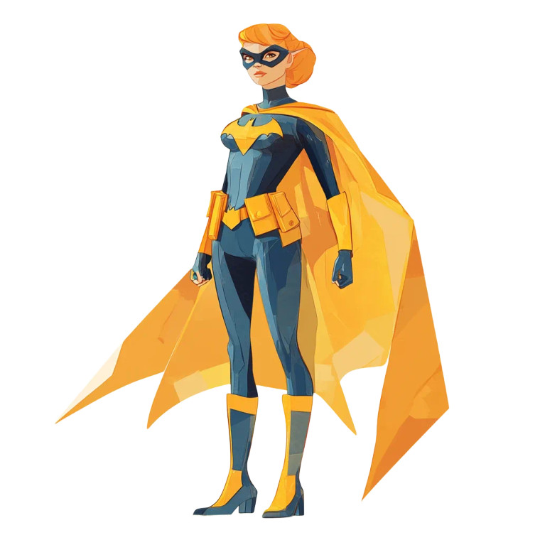 Pixie Superhero Cutout Vinyl Car Decal Sticker – Waterproof & UV-Resistant 8"