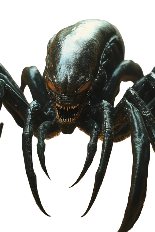 Alien Hybrid Creature V3 Vinyl Car Decal Sticker – Waterproof & UV-Resistant 8"