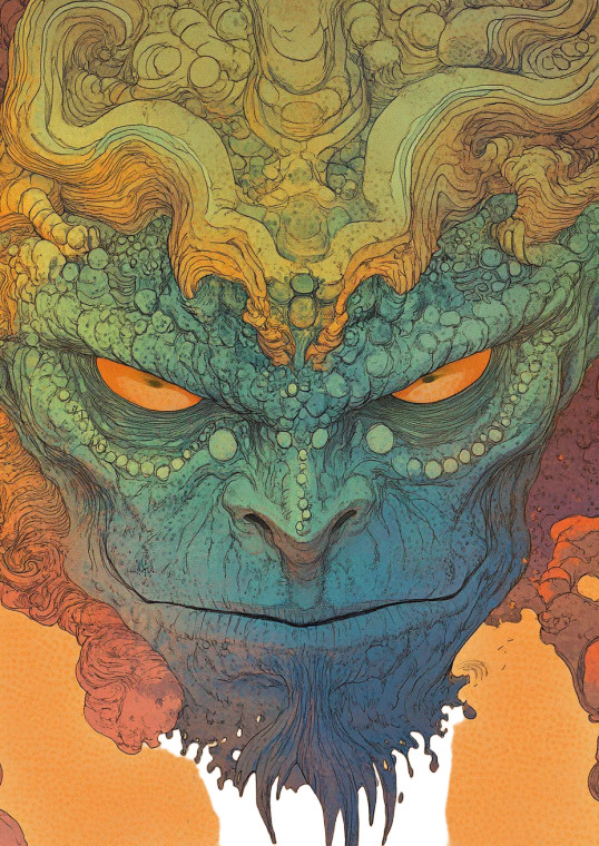 Earth Demon Vinyl Car Decal Sticker – Waterproof & UV-Resistant 8"