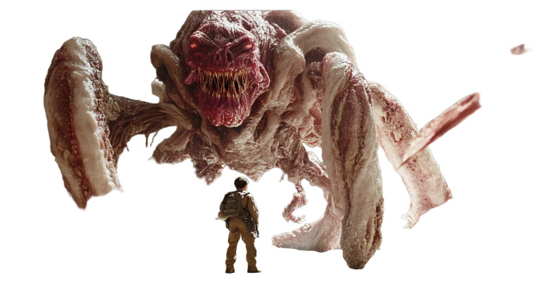 Tiny Soldier Vs Aliens Vinyl Car Decal Sticker – Waterproof & UV-Resistant 8"