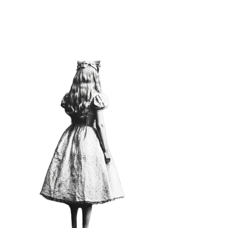 Alice Through Glass Vinyl Car Decal Sticker – Waterproof & UV-Resistant 8"