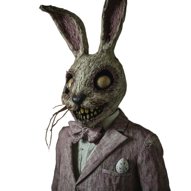 Deranged Easter Bunny Vinyl Car Decal Sticker – Waterproof & UV-Resistant 8"