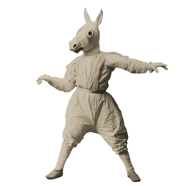 Vintage Horse Man Vinyl Car Decal Sticker – Waterproof & UV-Resistant 8"