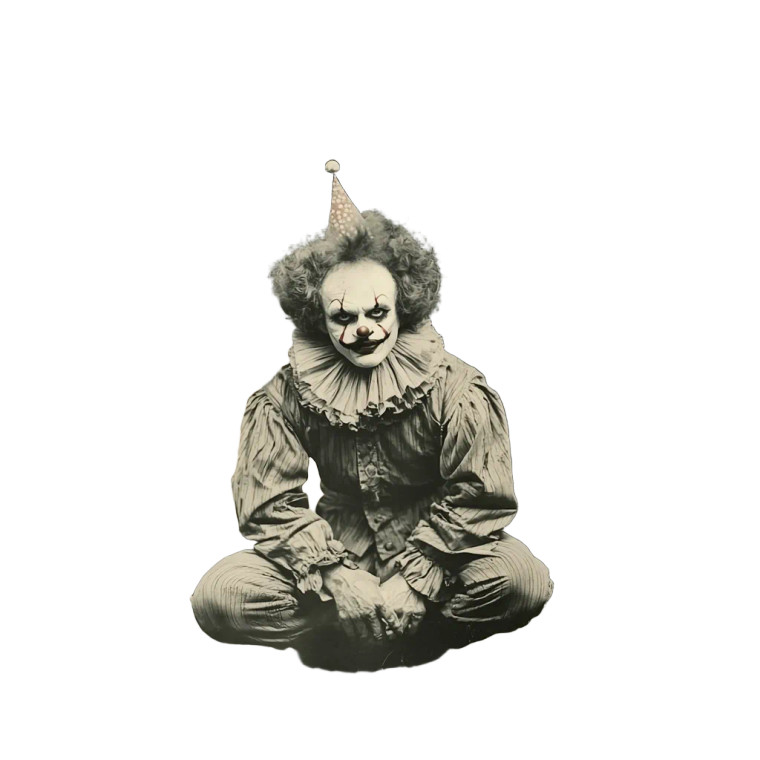 Nietzsche As Clown Vinyl Car Decal Sticker – Waterproof & UV-Resistant 8"