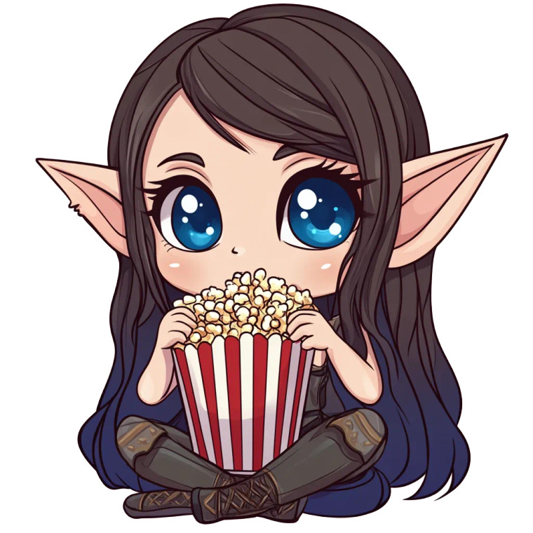 Chibi Elf Emoji Vinyl Car Decal Sticker – Waterproof & UV-Resistant 8"