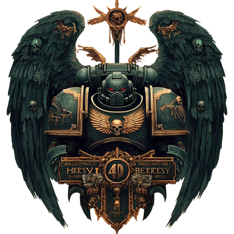 Horus Heresy Logo Vinyl Car Decal Sticker – Waterproof & UV-Resistant 8"