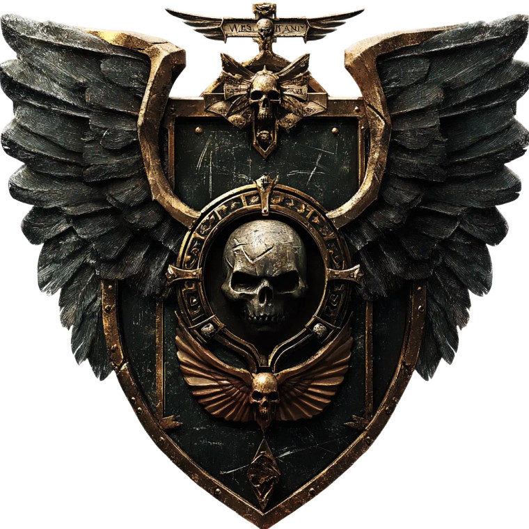 Dark Angels Icon Vinyl Car Decal Sticker – Waterproof & UV-Resistant 8"