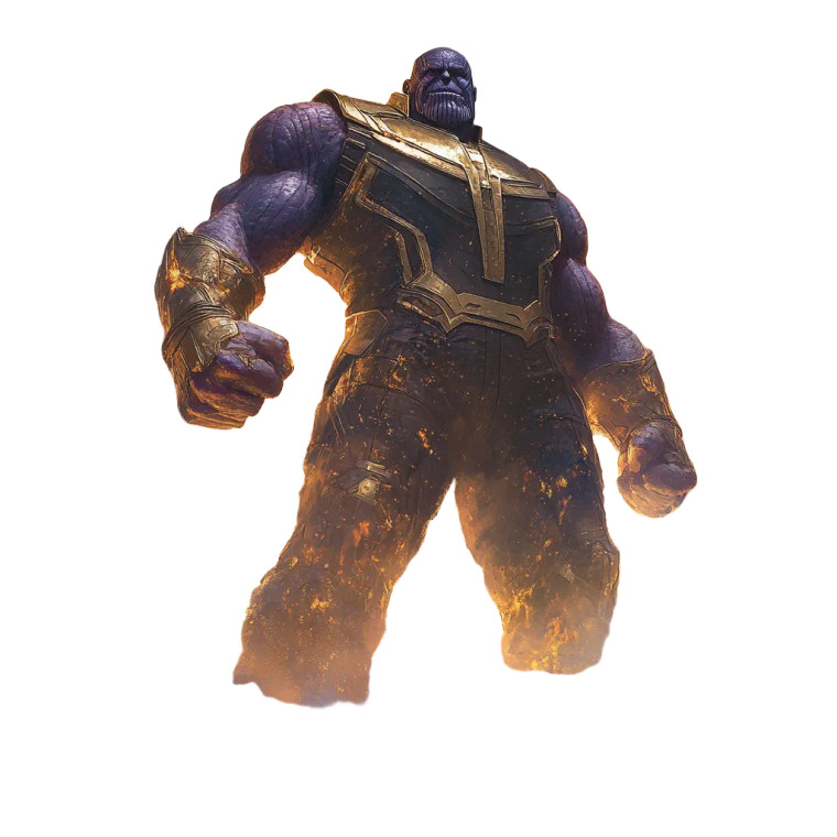 Thanos Conqueror Vinyl Car Decal Sticker – Waterproof & UV-Resistant 8"