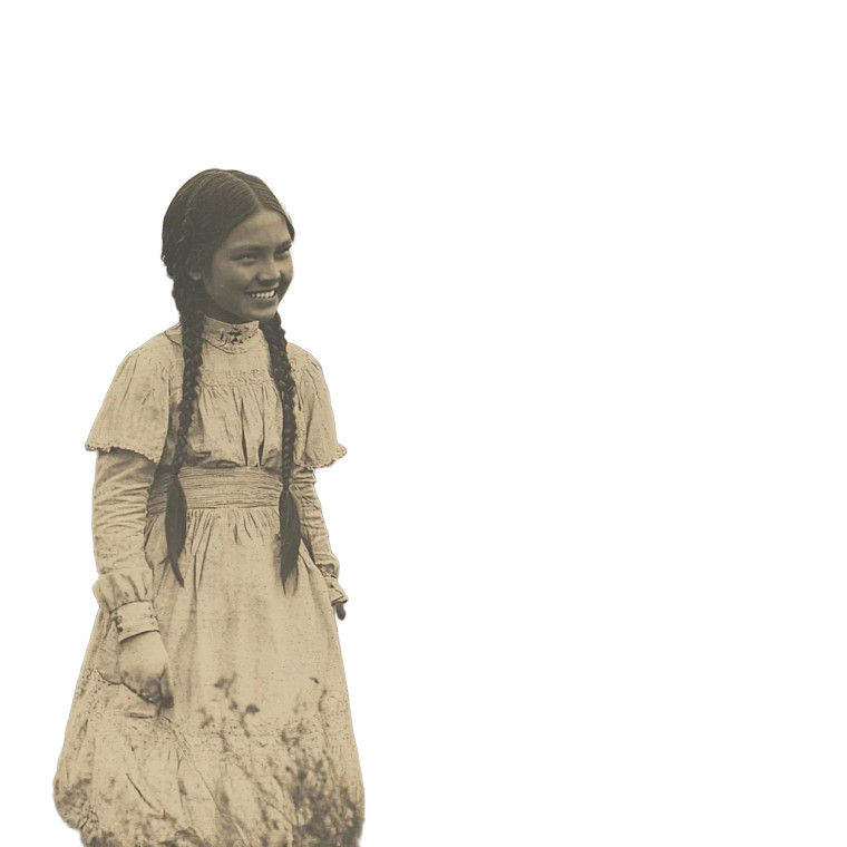 Frontier Girl And Monster Vinyl Car Decal Sticker – Waterproof & UV-Resistant 8"