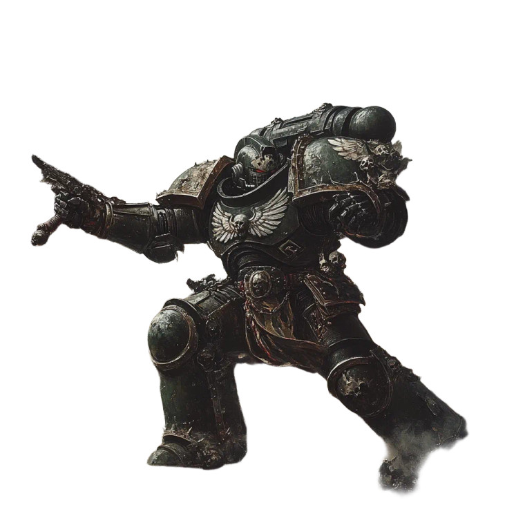 Warhammer 40K Painting Vinyl Car Decal Sticker – Waterproof & UV-Resistant 8"