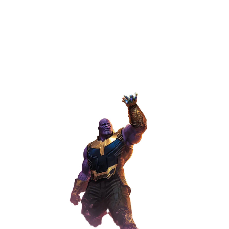 Thanos Cosmic Balance Vinyl Car Decal Sticker – Waterproof & UV-Resistant 8"