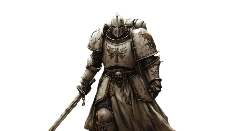 Templar Space Marine Vinyl Car Decal Sticker – Waterproof & UV-Resistant 8"