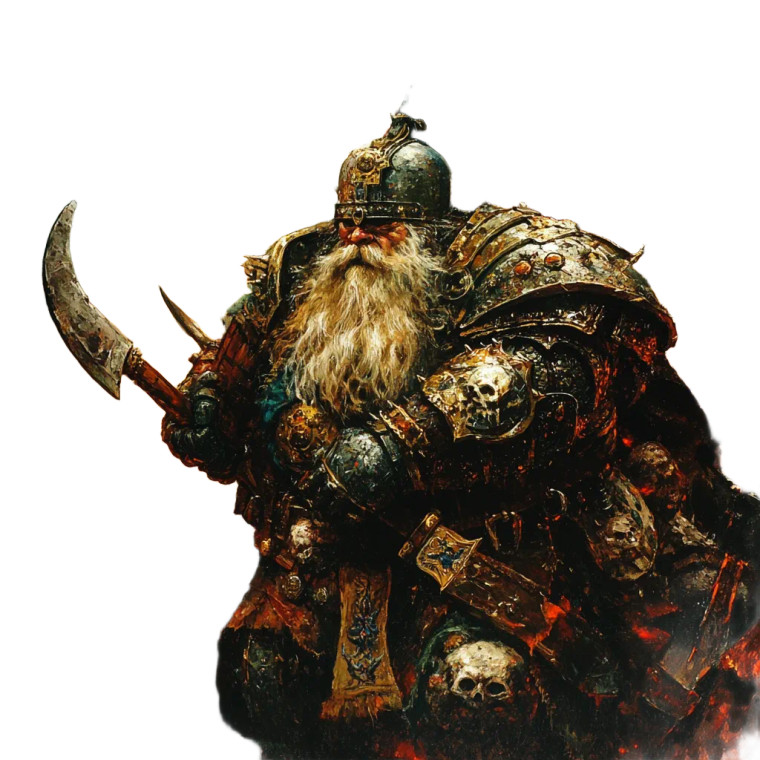 Dwarf General Vinyl Car Decal Sticker – Waterproof & UV-Resistant 8"