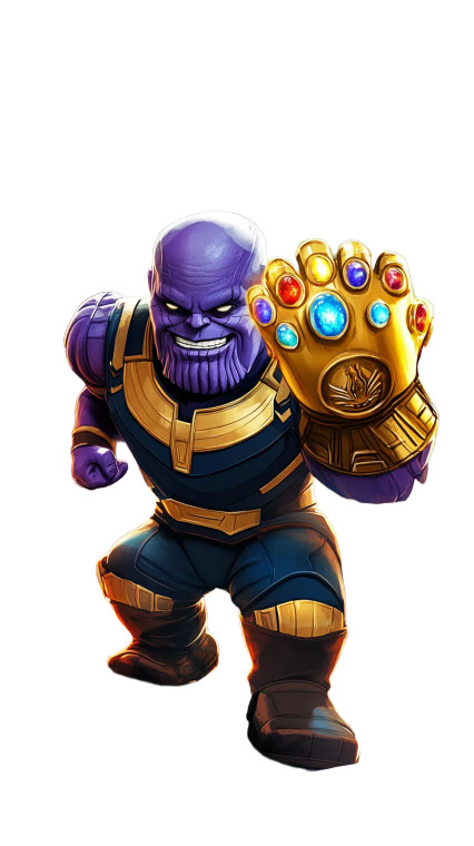 Absurd Thanos Scene Vinyl Car Decal Sticker – Waterproof & UV-Resistant 8"