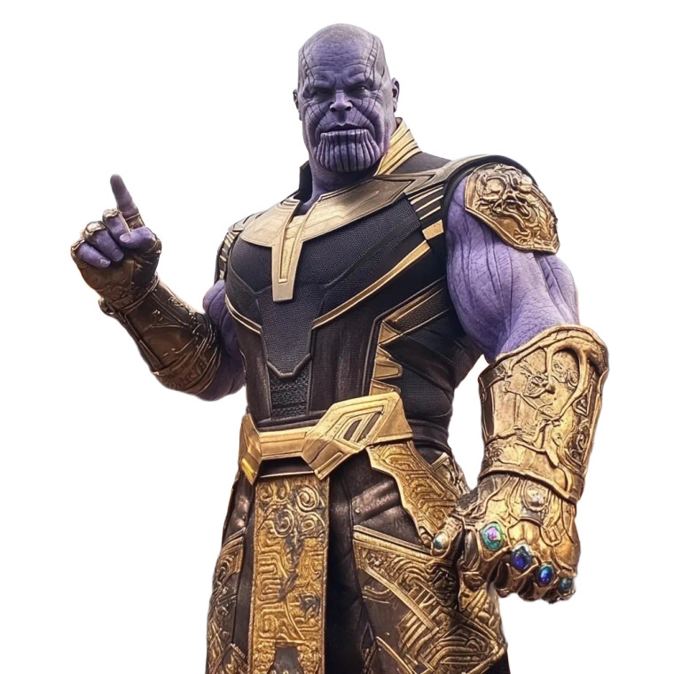 Thanos In Chinese Attire Vinyl Car Decal Sticker – Waterproof & UV-Resistant 8"