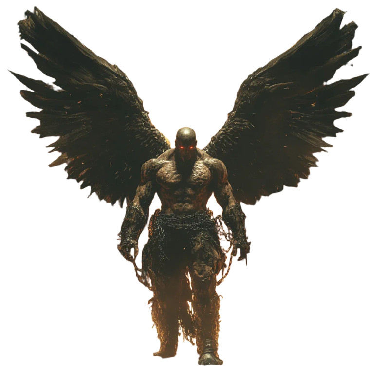 Dark Hell'S Guardian Vinyl Car Decal Sticker – Waterproof & UV-Resistant 8"