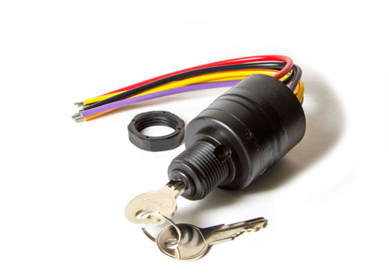 Marine Grade Ignition Switch | For Magneto Apps | Secure 6 Wire Connection