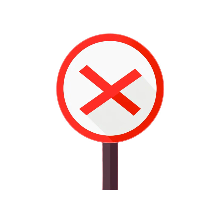 No It/Finance Sign Vinyl Car Decal Sticker – Waterproof & UV-Resistant 8"