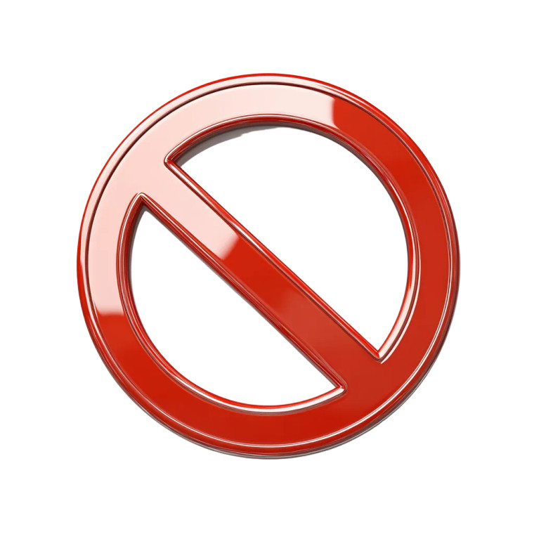 Not For Sale Vinyl Car Decal Sticker – Waterproof & UV-Resistant 8"