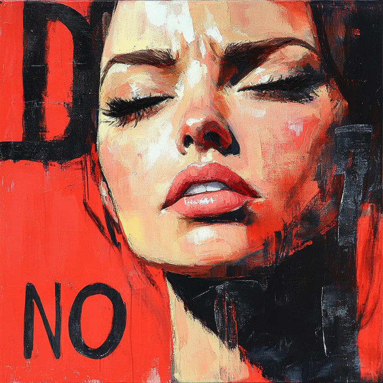 Determined Woman Turning Vinyl Car Decal Sticker – Waterproof & UV-Resistant 8"