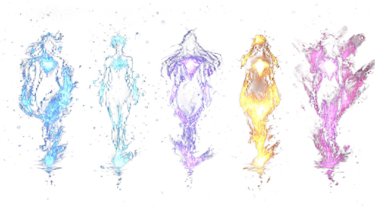 Gemstone Characters Glow Vinyl Car Decal Sticker – Waterproof & UV-Resistant 8"