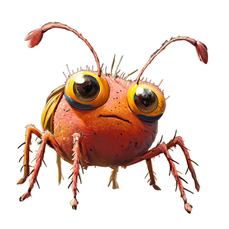 Juju Bug Vinyl Car Decal Sticker – Waterproof & UV-Resistant 8"
