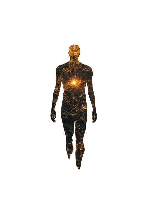 Fragmented Radiance Vinyl Car Decal Sticker – Waterproof & UV-Resistant 8"