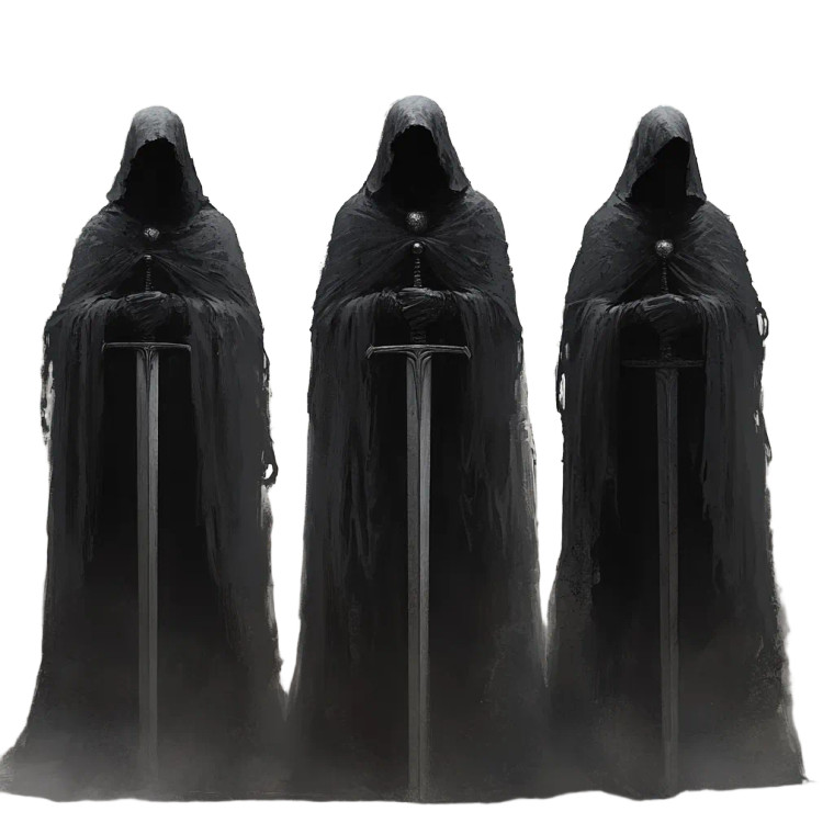 Magical Knights Mages Vinyl Car Decal Sticker – Waterproof & UV-Resistant 8"